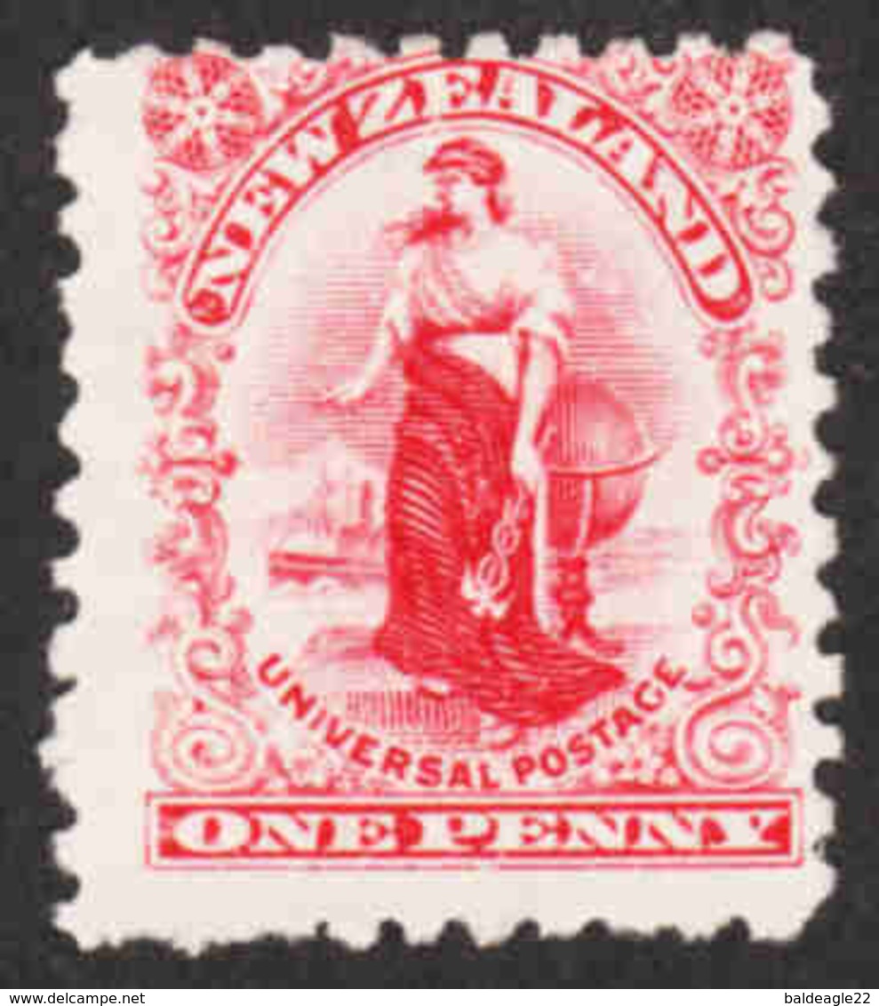 New Zealand  - Scott #100 Unused - No Gum (2) - Unused Stamps