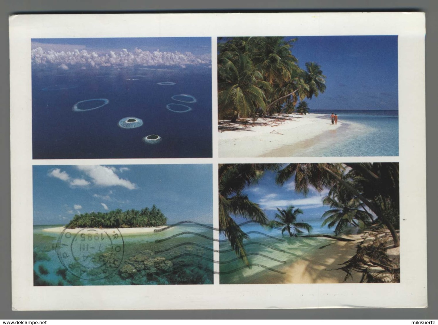 C3257 MALDIVES Postal History 1985 TOURISM WINDSURFING - Maldive (1965-...)