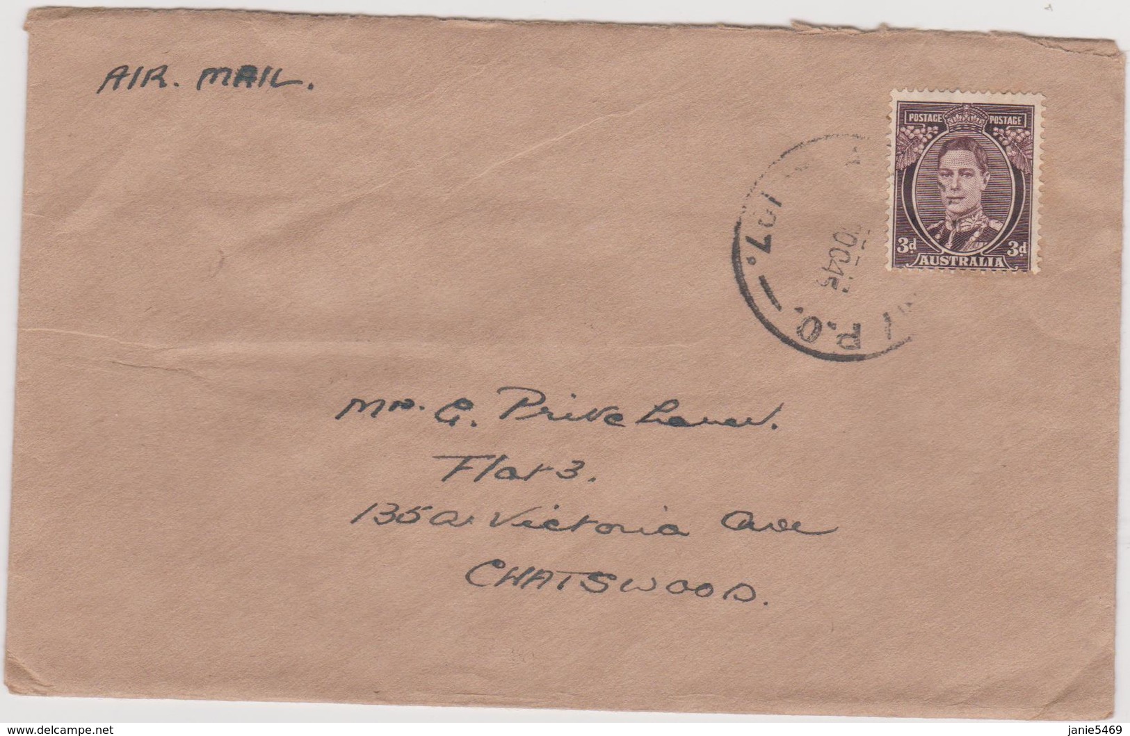 Australia 1945 Military Mail P.O.197 Serving In Morotai - Used Stamps