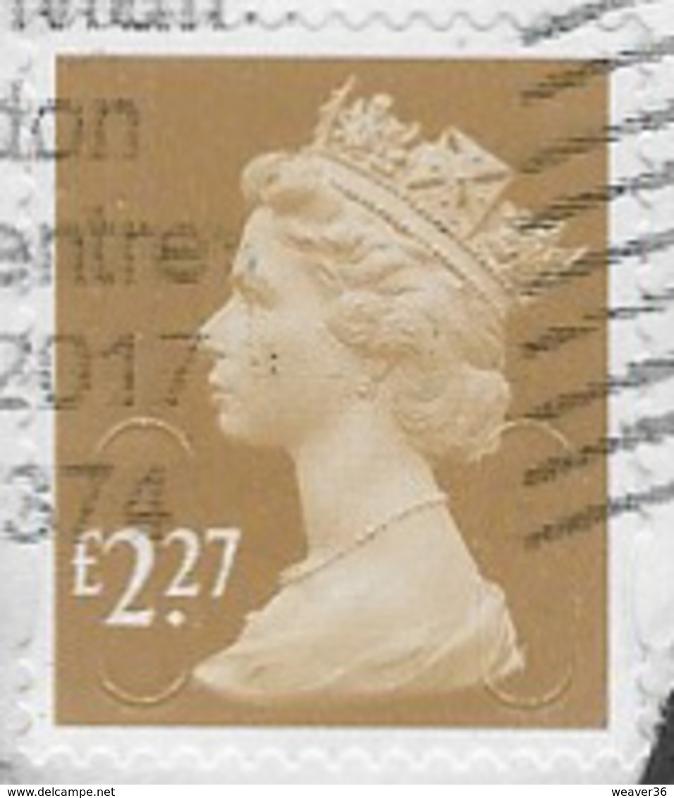 GB 2017 Machin £2.27 M17L Good/fine Used [39/31933/ND] - Série 'Machin'