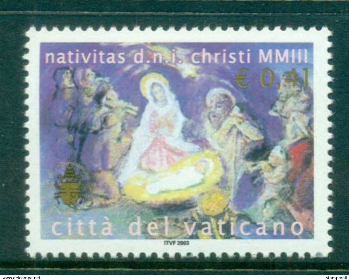 Vatican 2003 Xmas MUH - Unused Stamps