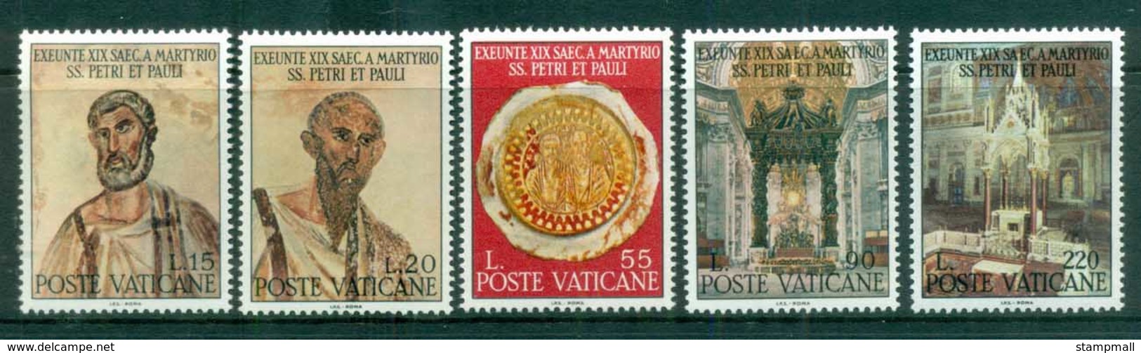 Vatican 1967 Martyrdon Of Apostles Peter & Paul MUH - Unused Stamps