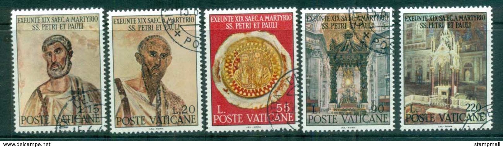 Vatican 1967 Martyrdon Of Apostles Peter & Paul CTO - Unused Stamps