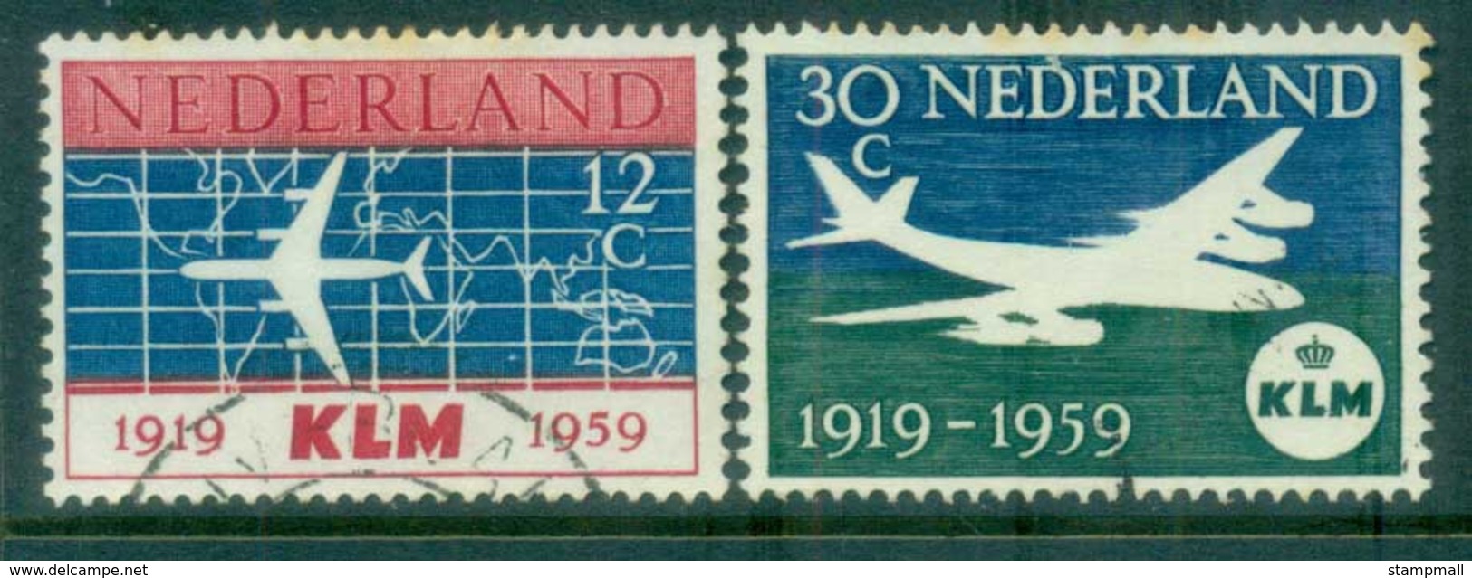 Netherlands 1959 KLM Airlines FU Lot76655 - Unclassified