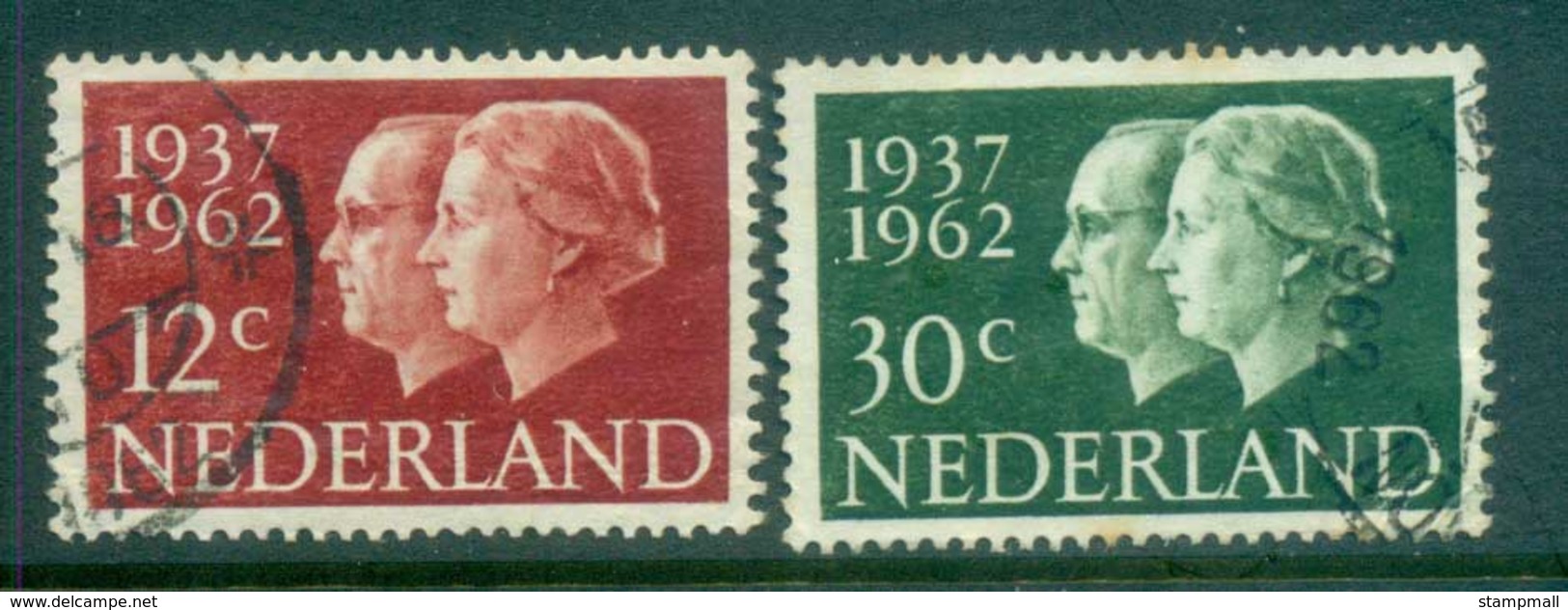 Netherlands 1962 Silver Wedding FU Lot76661 - Ohne Zuordnung