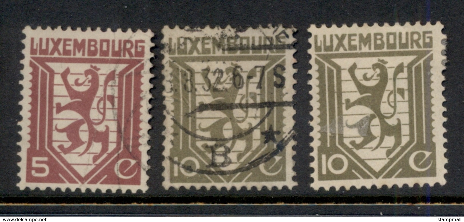 Luxembourg 1930 Coat Of Arms FU - Other & Unclassified