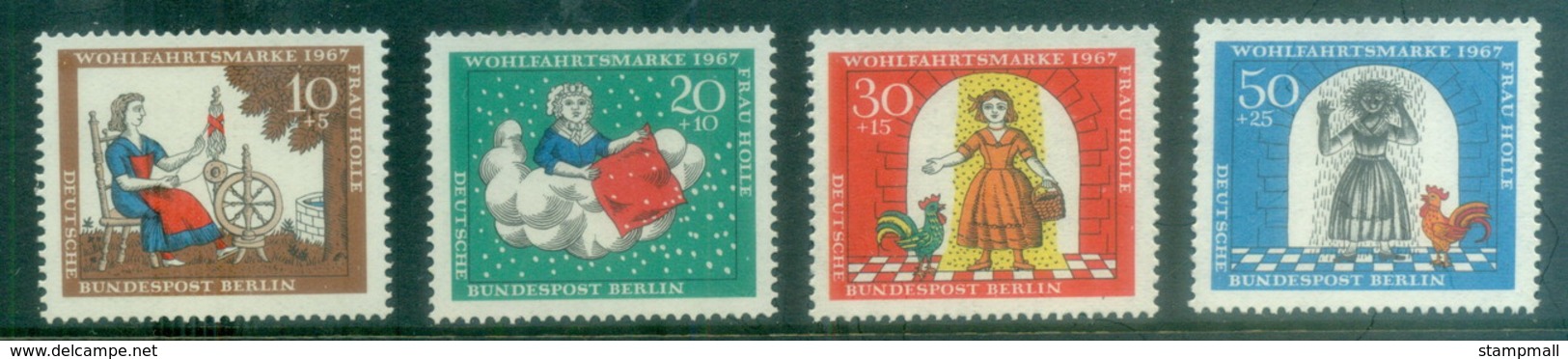 Germany Berlin 1967 Welfare, Fairy Tales, Frau Holle MUH - Altri & Non Classificati