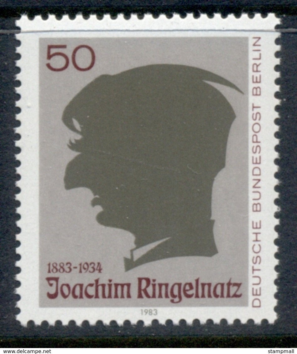 Germany Berlin 1983 Joachim Ringelnatz MUH - Andere & Zonder Classificatie