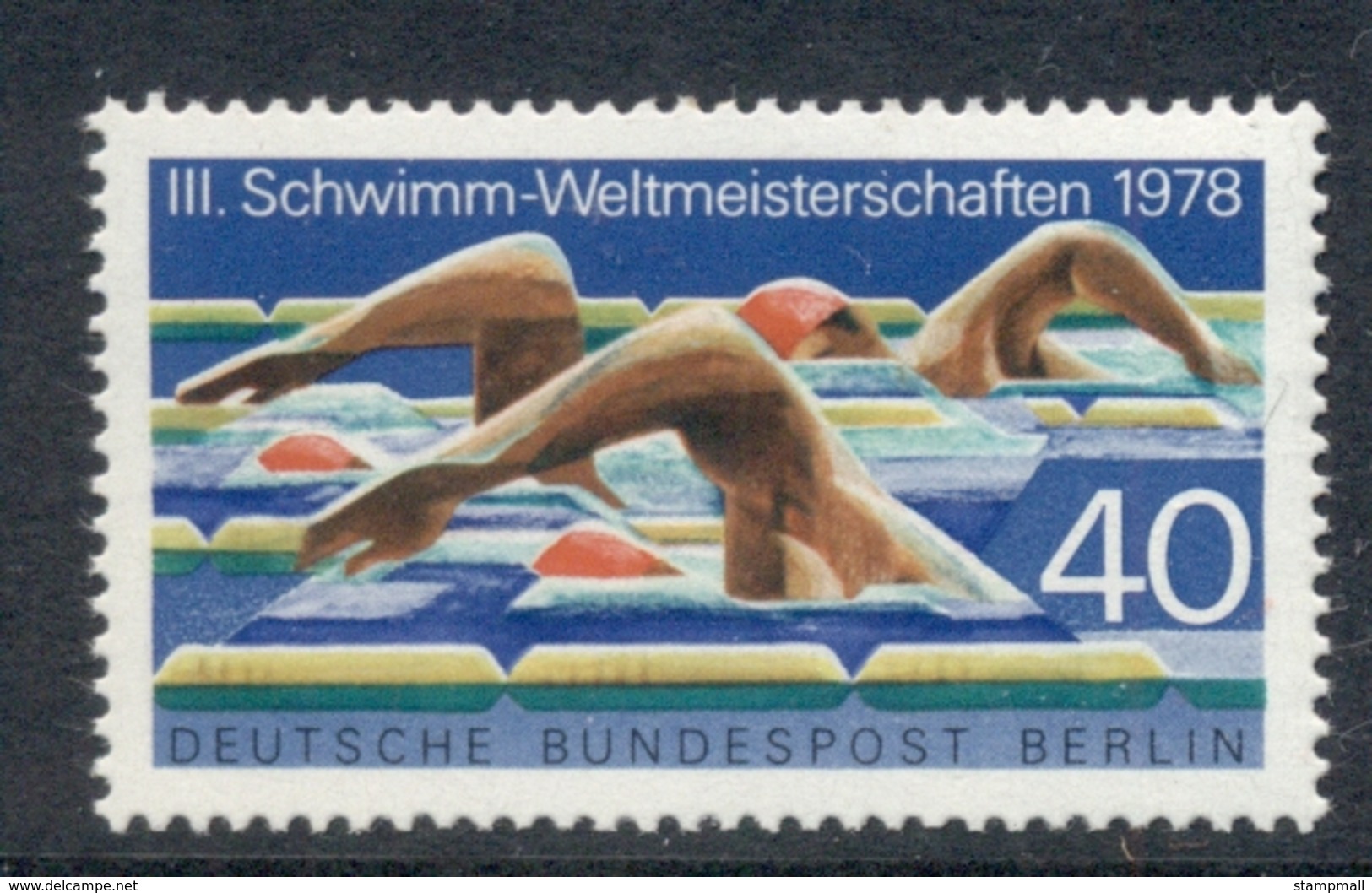 Germany Berlin 1978 Swimming MUH - Autres & Non Classés