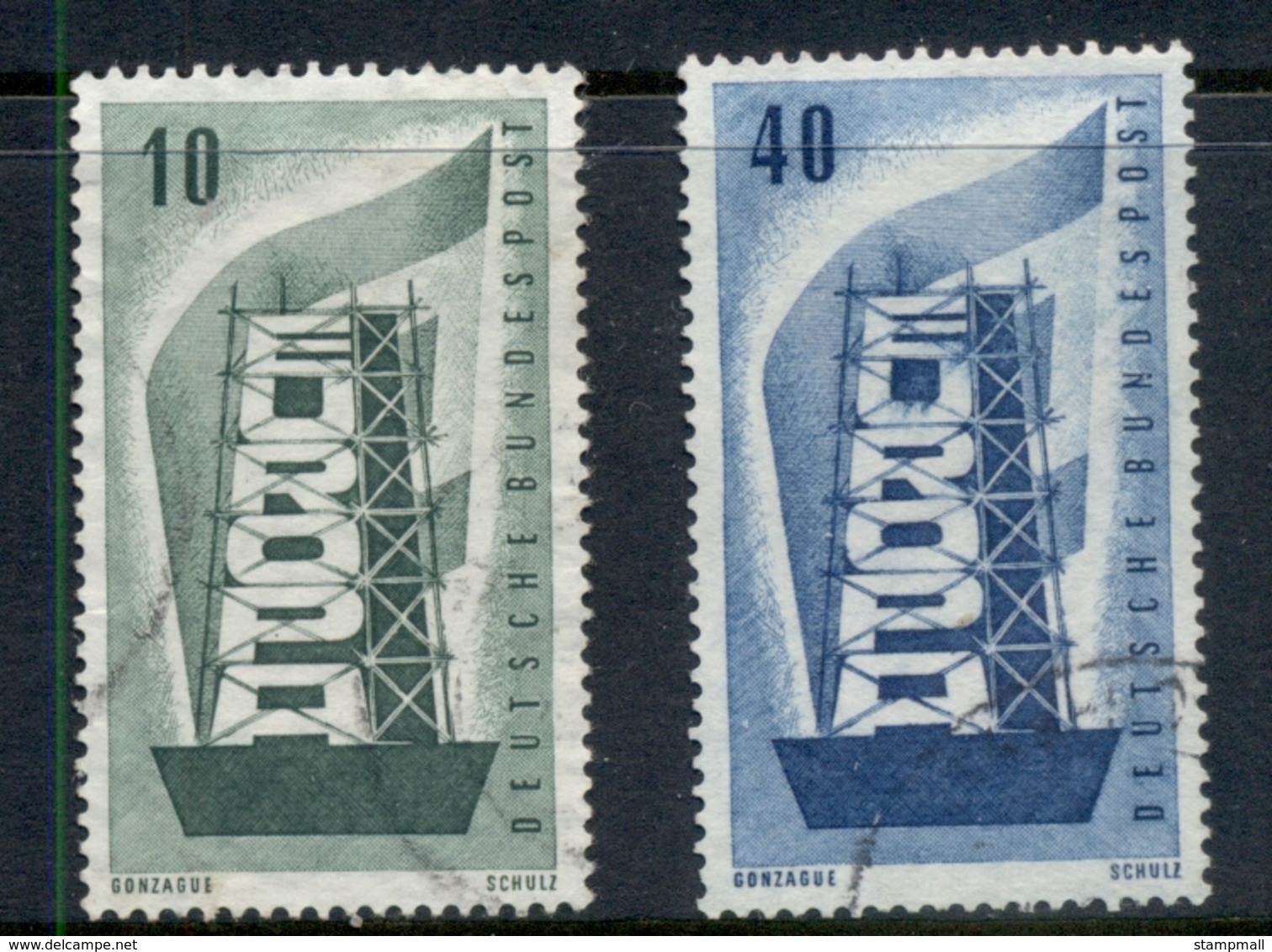 Germany 1956 Europa FU - Other & Unclassified