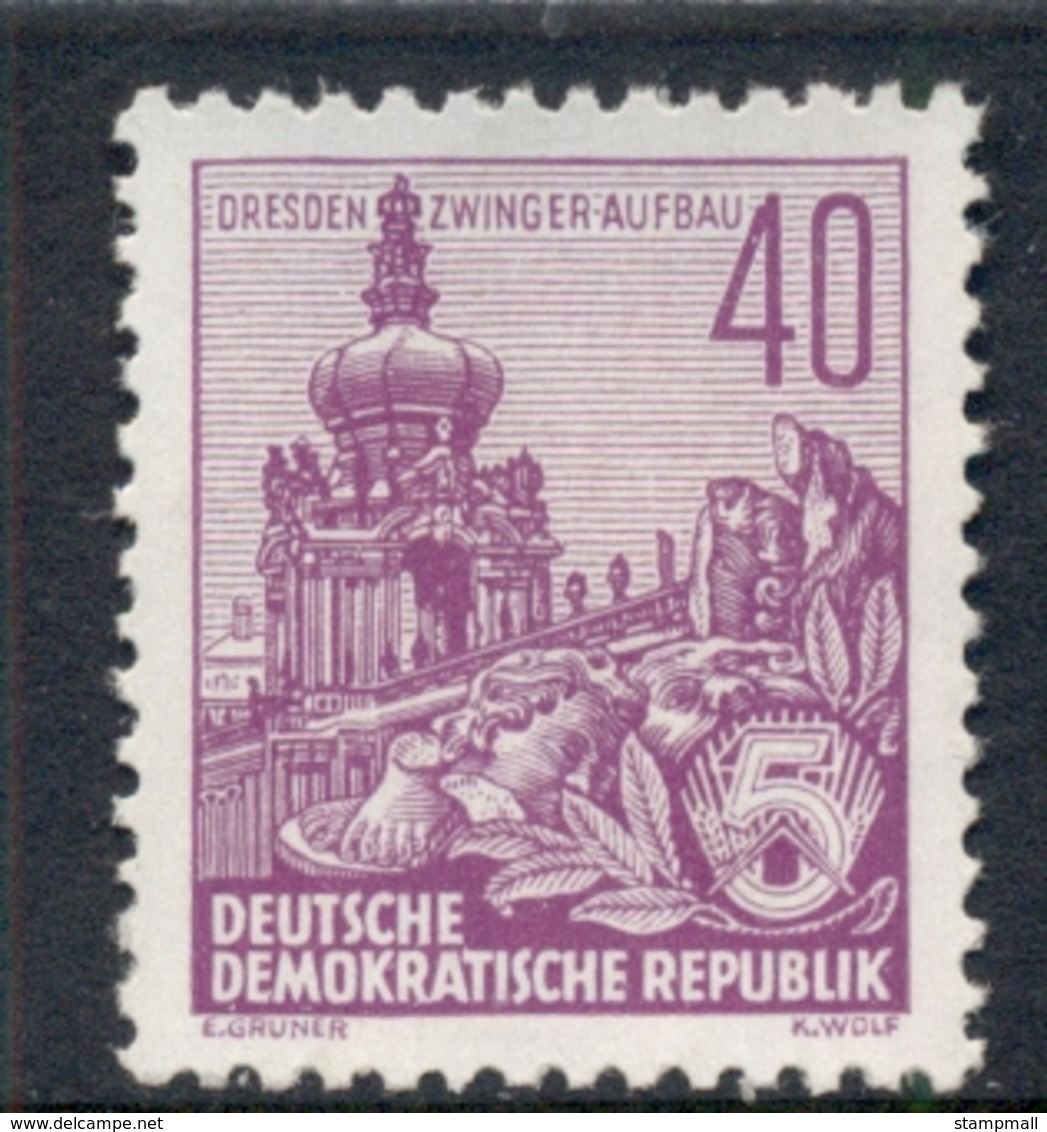 Germany DDR 1955 Agricultural Workers 40pf MLH - Altri & Non Classificati