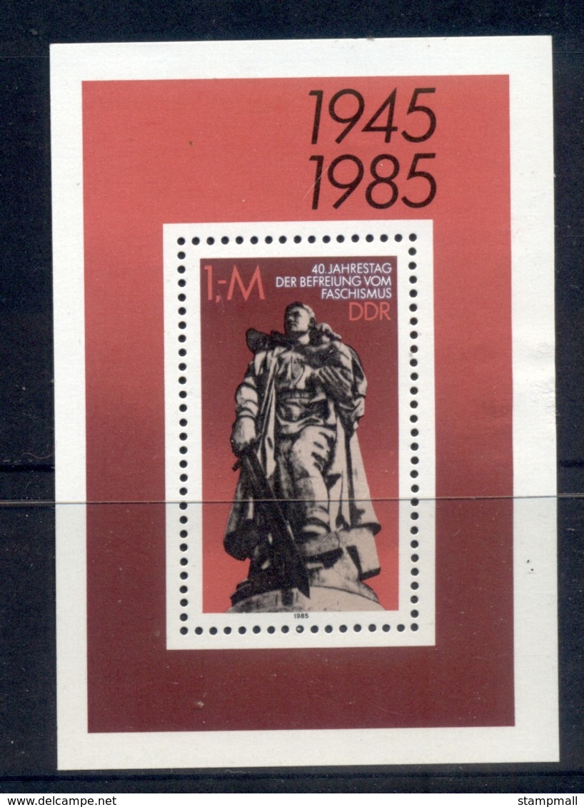 Germany DDR 1985 Liberation From Faschism MS MUH - Altri & Non Classificati