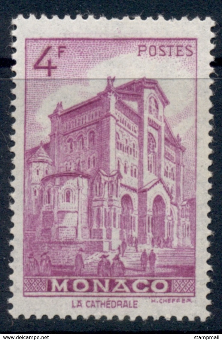 Monaco 1939-46 Cathederal Of Monaco 4f MUH - Other & Unclassified