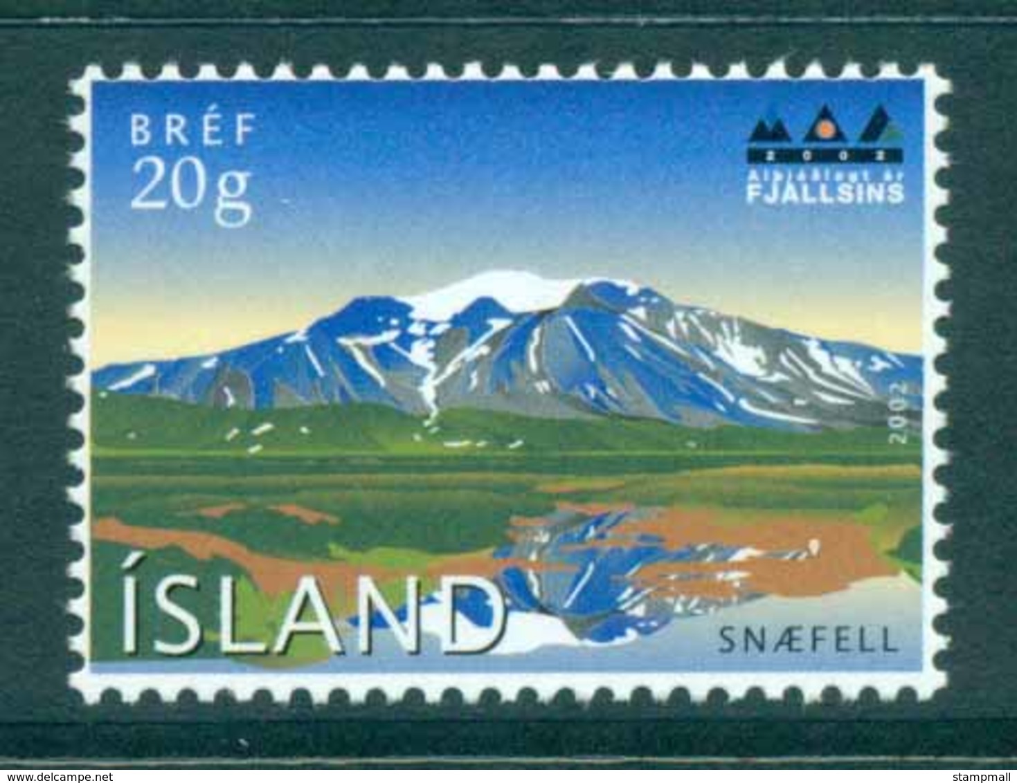 Iceland 2002 Intl. Year Of Mountains MUH Lot32497 - Nuovi