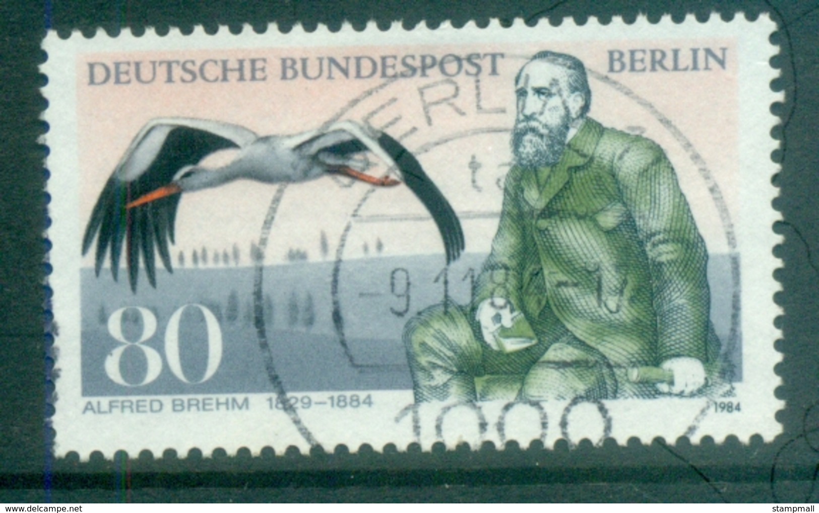 Germany Berlin 1984 Alfred Behm, Birds CTO - Andere & Zonder Classificatie