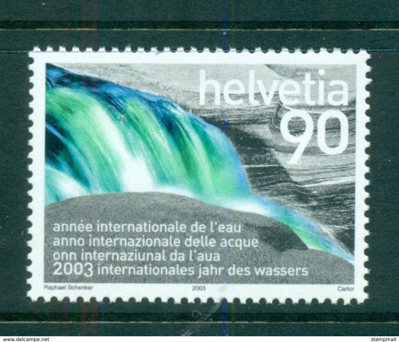 Switzerland 2003 Year Of Water MUH Lot59055 - Unused Stamps