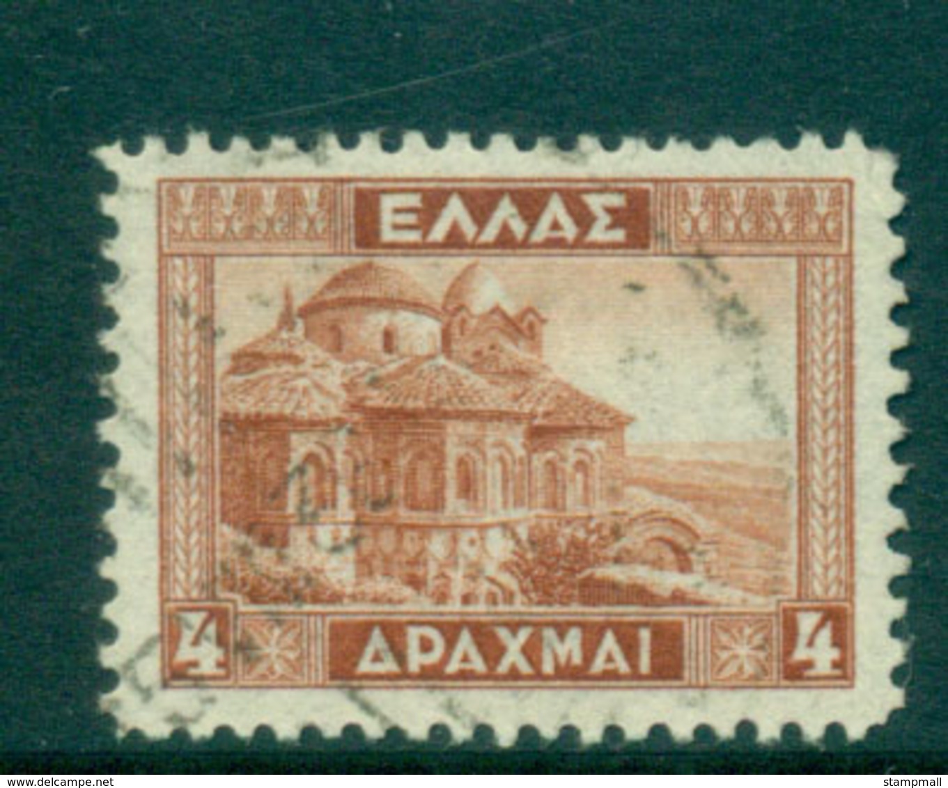 Greece 1935 Church Of Pantanassa Mistra FU Lot56153 - Otros & Sin Clasificación