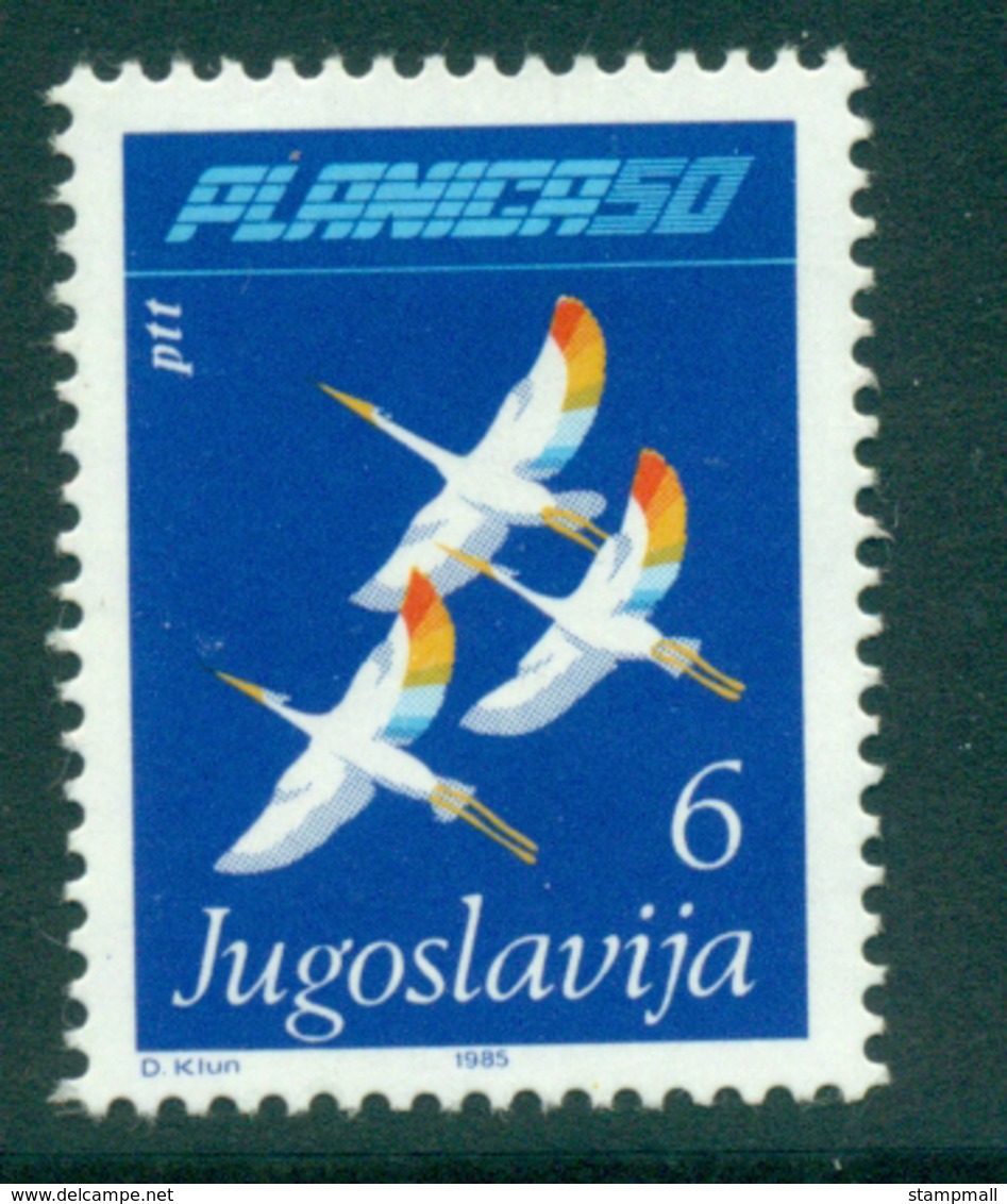 Yugoslavia 1985 Ski Jumping, Birds MLH Lot40644 - Other & Unclassified