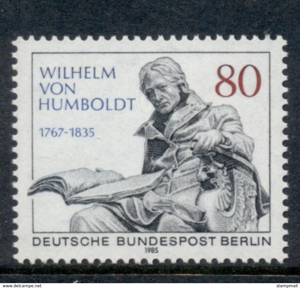 Germany Berlin 1985 Wilhelm Von Humboldt MUH - Autres & Non Classés