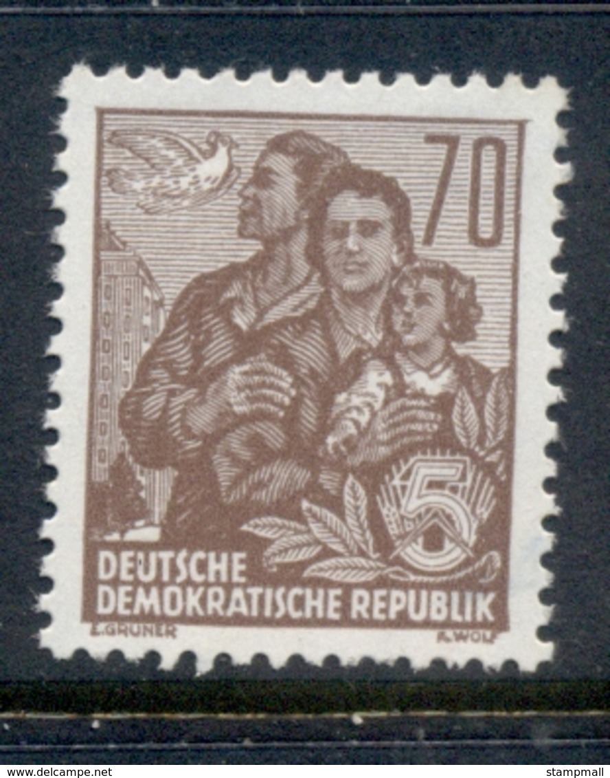 Germany DDR 1955 Agricultural Workers 70pf MLH - Otros & Sin Clasificación