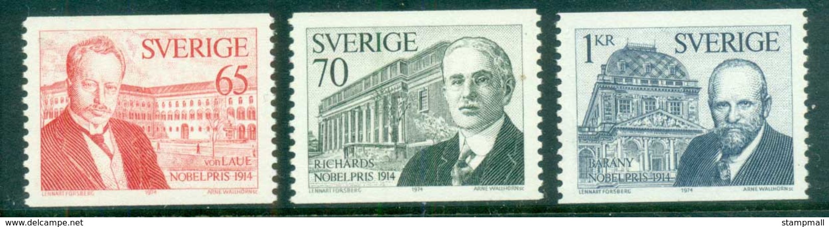 Sweden 1974 Nobel Prize Winners MUH Lot83950 - Unused Stamps