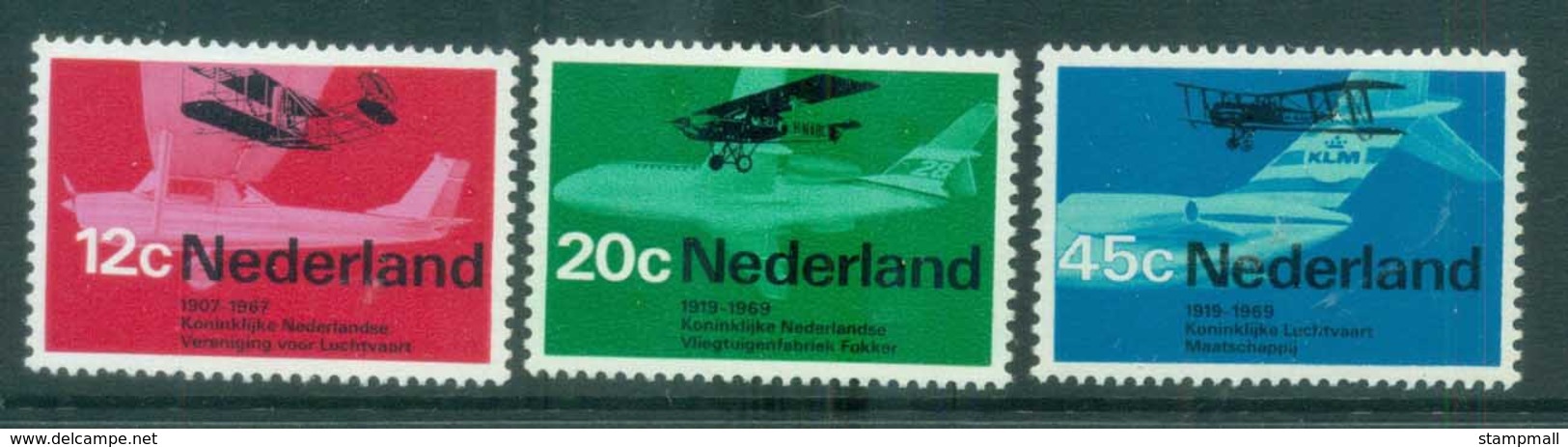 Netherlands 1968 Royal Dutch Airlines MUH Lot76704 - Sin Clasificación