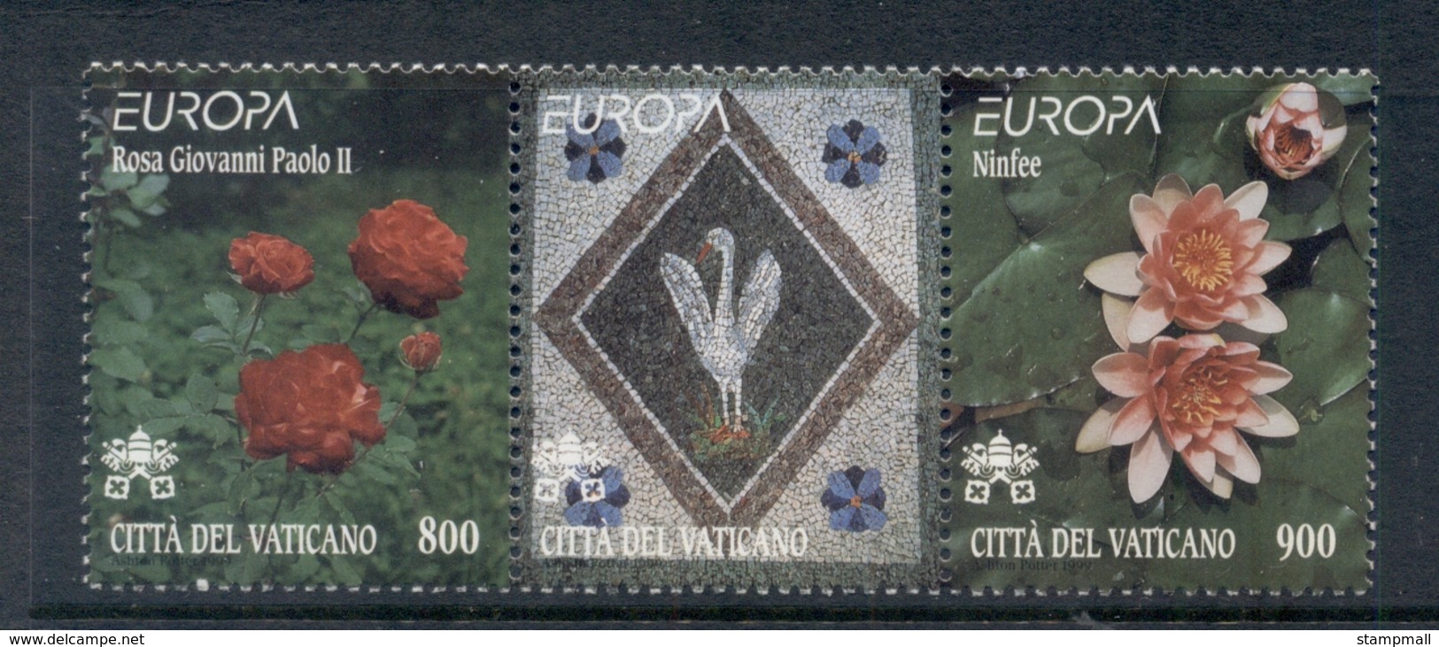 Vatican 1999 Europa, Flowers MUH - Unused Stamps