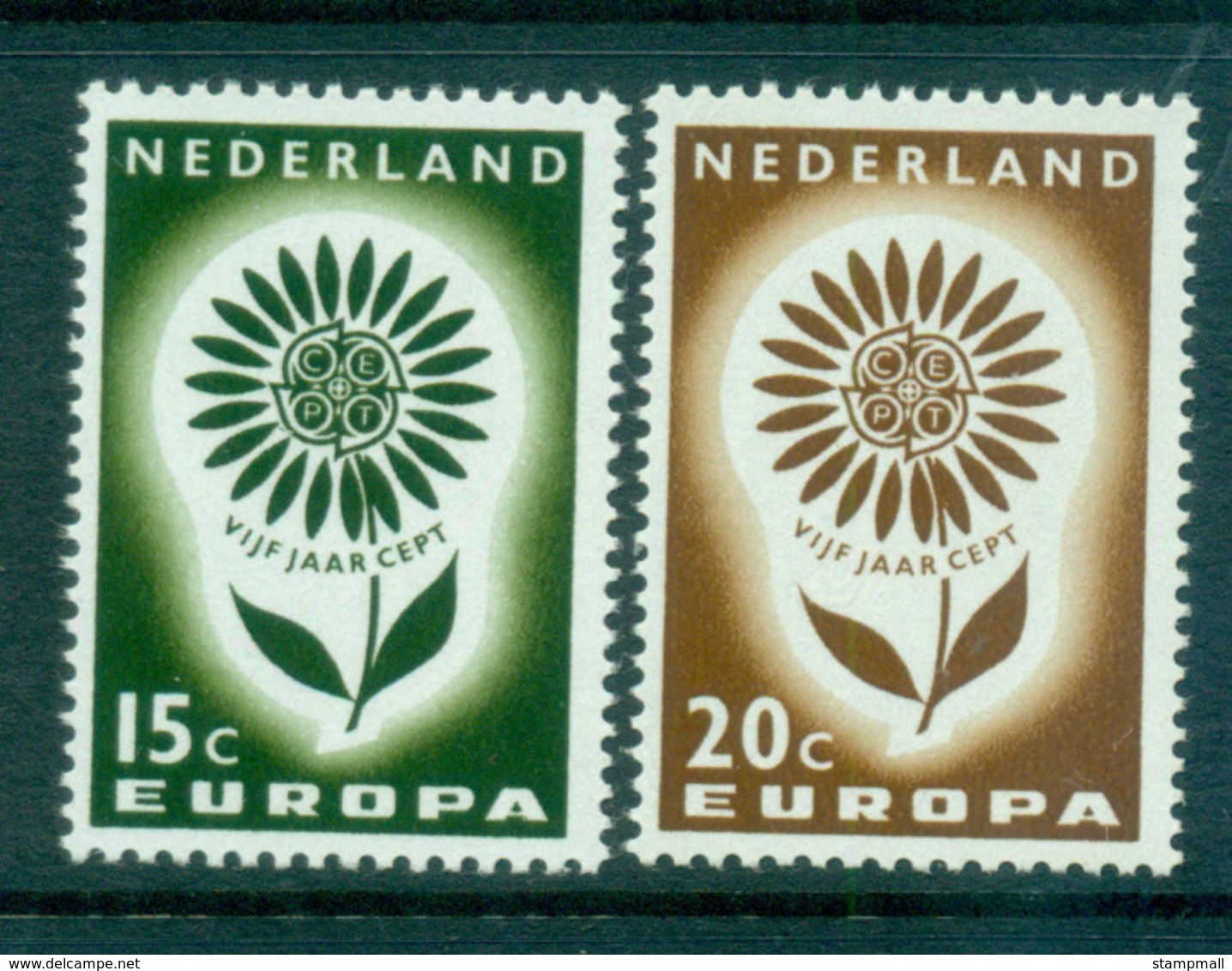 Netherlands 1964 Europa, Daisy Of Petals MUH Lot65380 - Zonder Classificatie