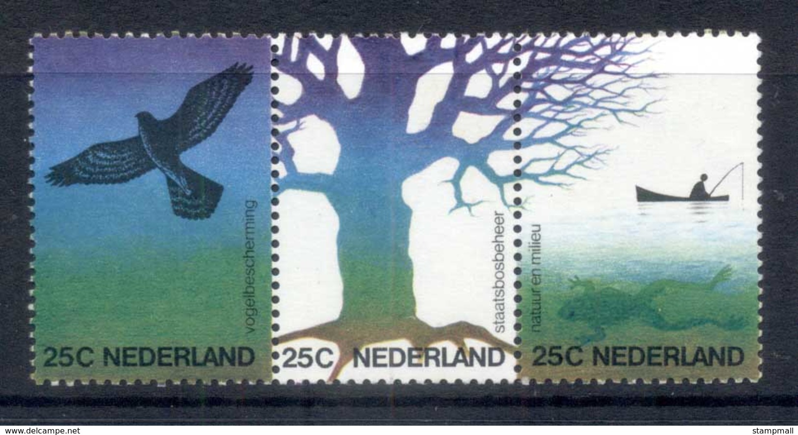 Netherlands 1974 Nature & Environment, Bird Str3 MUH - Sin Clasificación