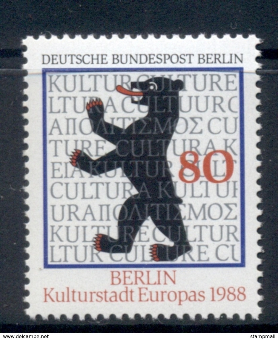 Germany Berlin 1988 European Culture MUH - Autres & Non Classés