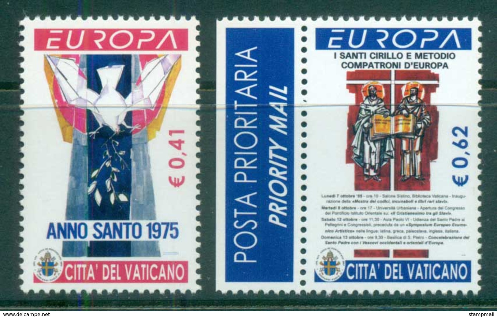 Vatican 2003 Europa, Poster Art MUH - Unused Stamps