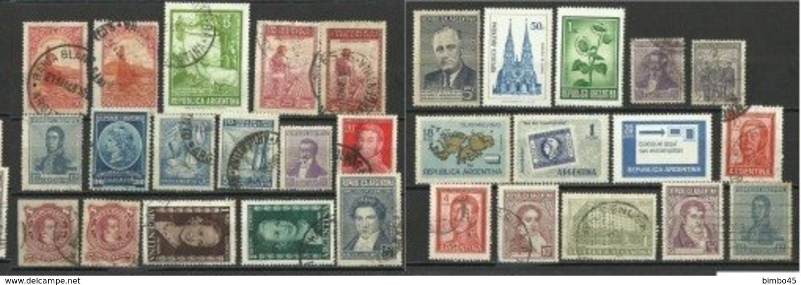 LOT ARGENTINA -- Used & Unused - Colecciones & Series