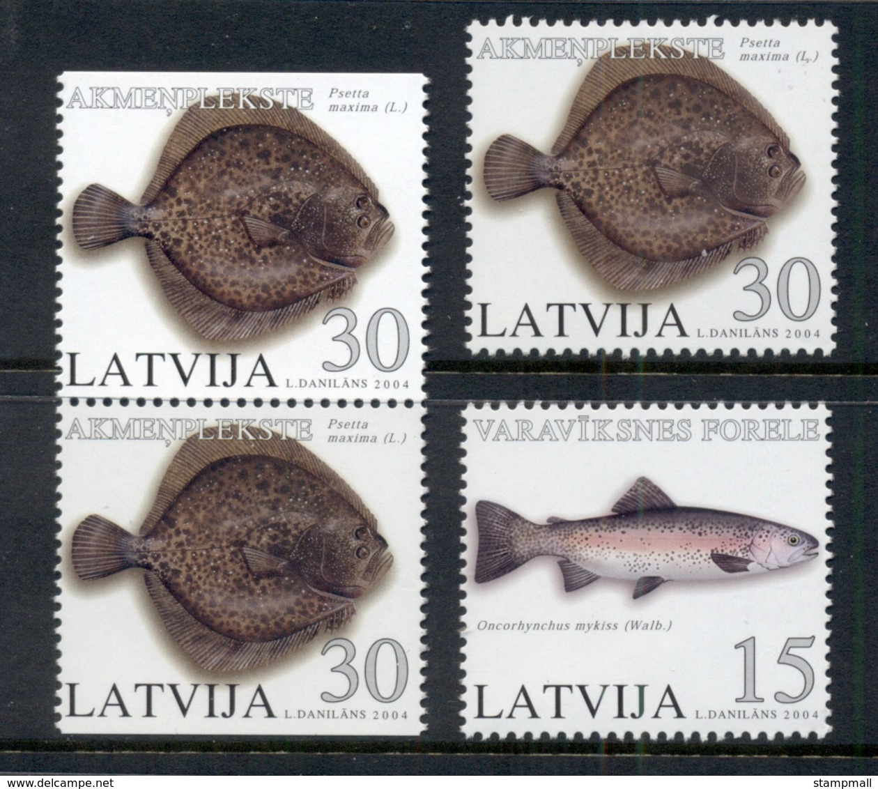 Latvia 2004 Fish MUH - Lettonia