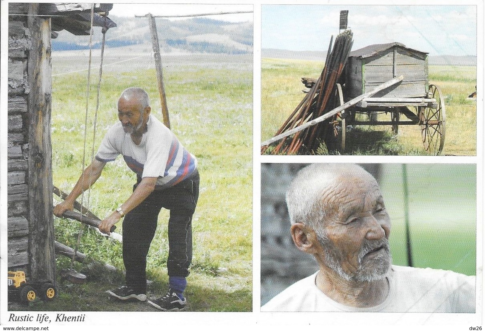 Mongolie: Images Of Mongolia - Rustic Life, Khentii, Multivues - Mongolie