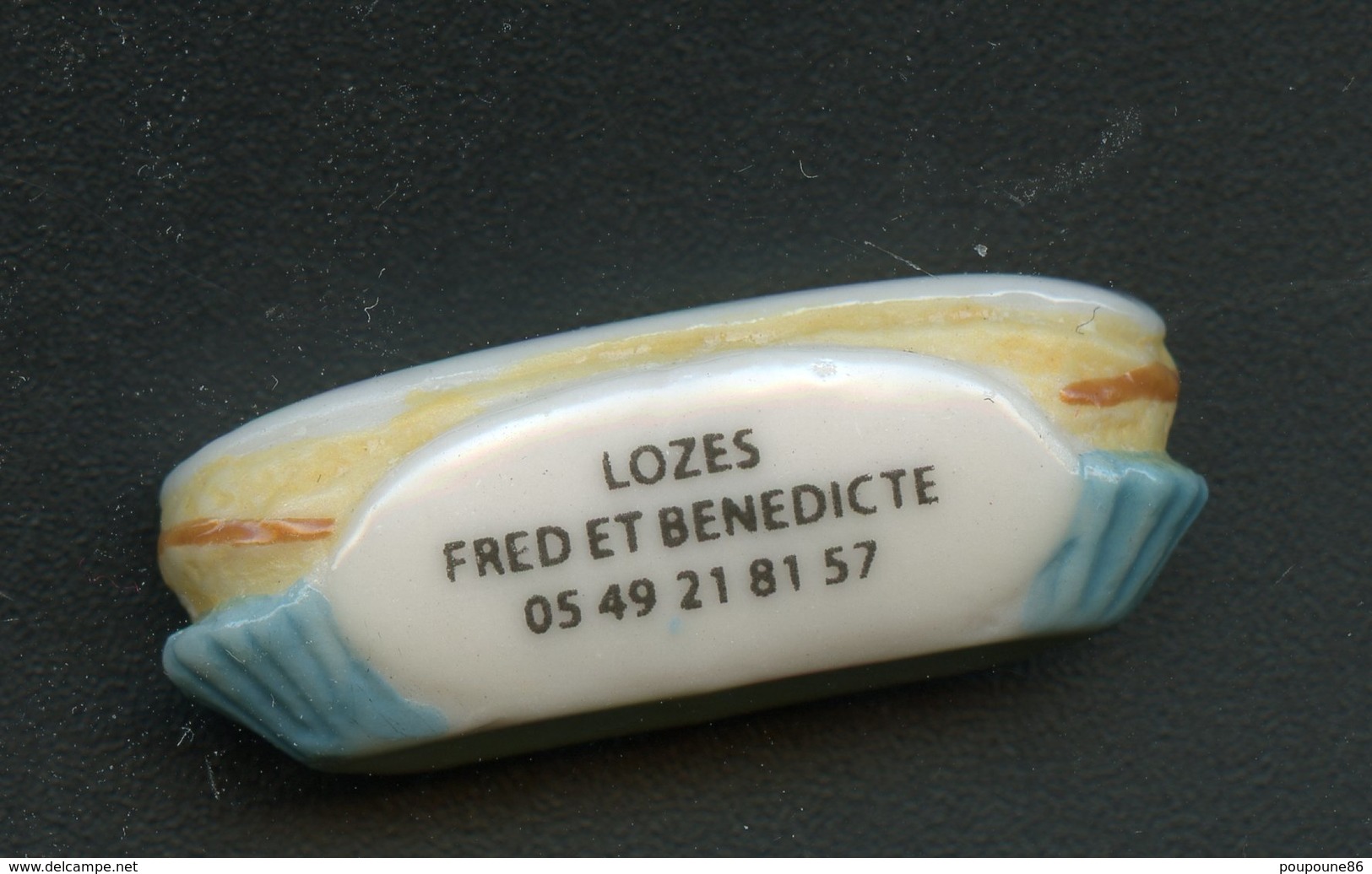 FEVE  -  "PERSO" - ECLAIR VANILLE - BOULANGERIE LOZES - CENON SUR VIENNE (86) FRED ET BENEDICTE - Andere & Zonder Classificatie