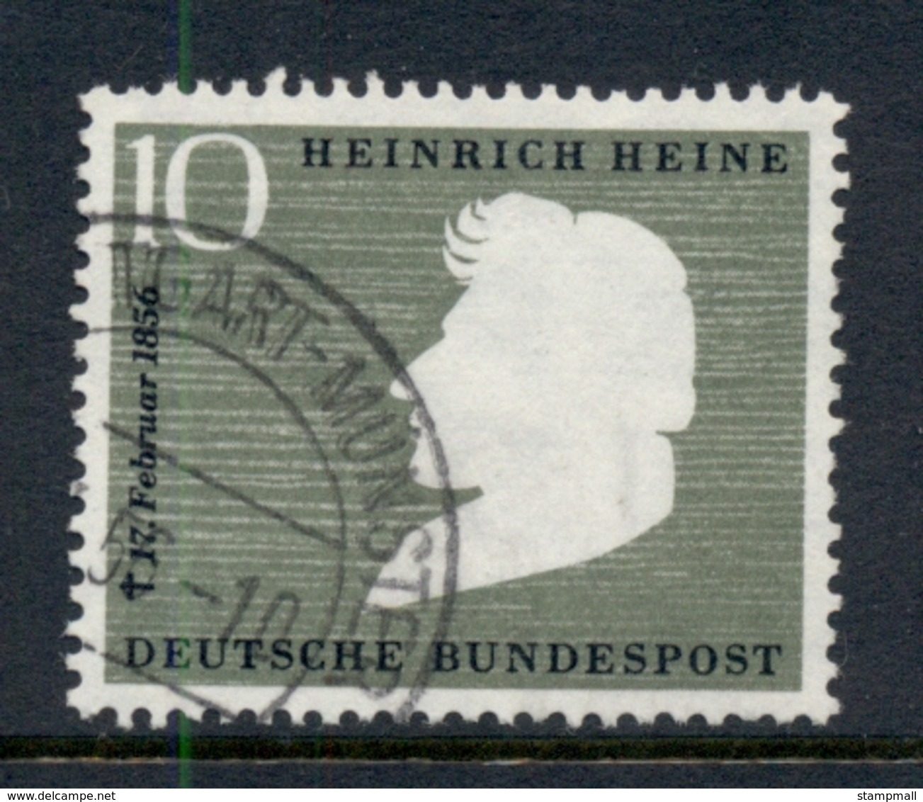Germany 1956 Heinrich Heine FU - Autres & Non Classés