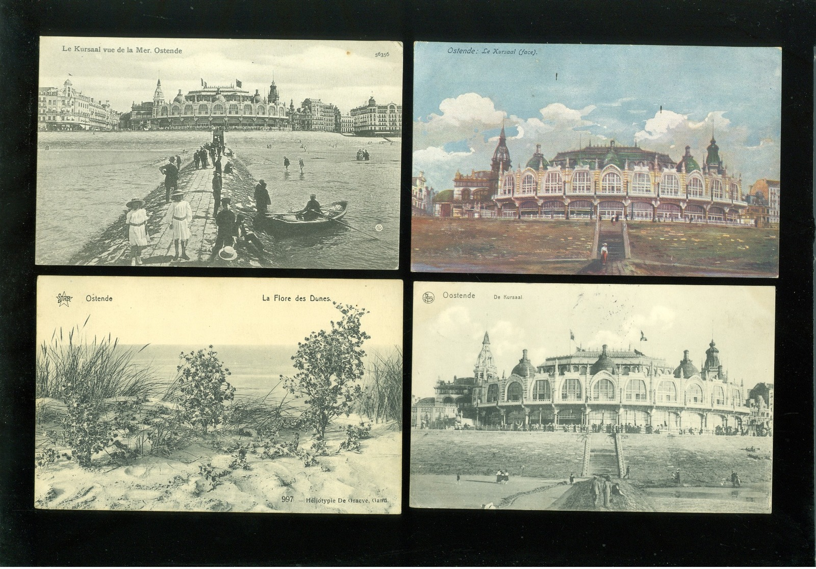 Beau lot de 60 cartes postales de Belgique  Ostende  Mooi lot van 60 postkaarten van Oostende - 60 scans