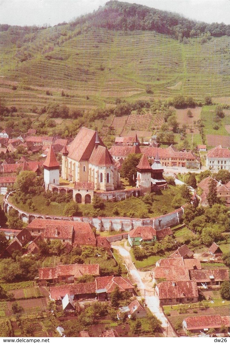 Biertan (Transilvania) - Luftaufnahme Der Kirchenburg Von Osten - Vedere Aeriană A Cetatii Bisericesti - Roemenië