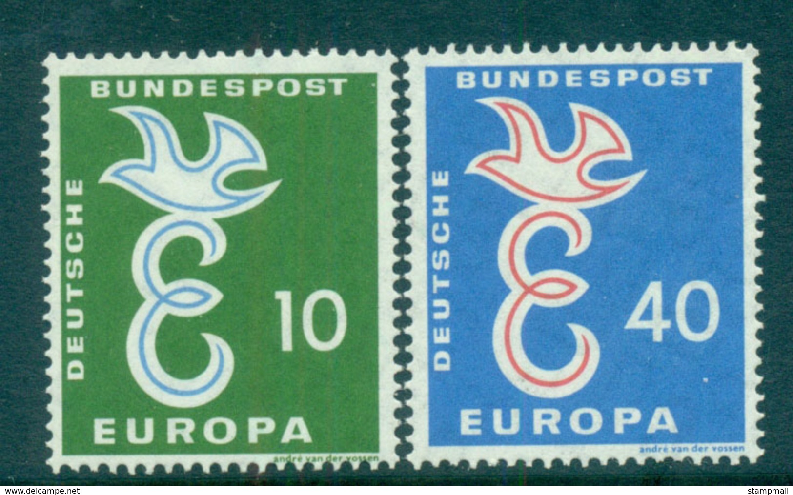 Germany 1958 Europa MUH Lot59741 - Autres & Non Classés