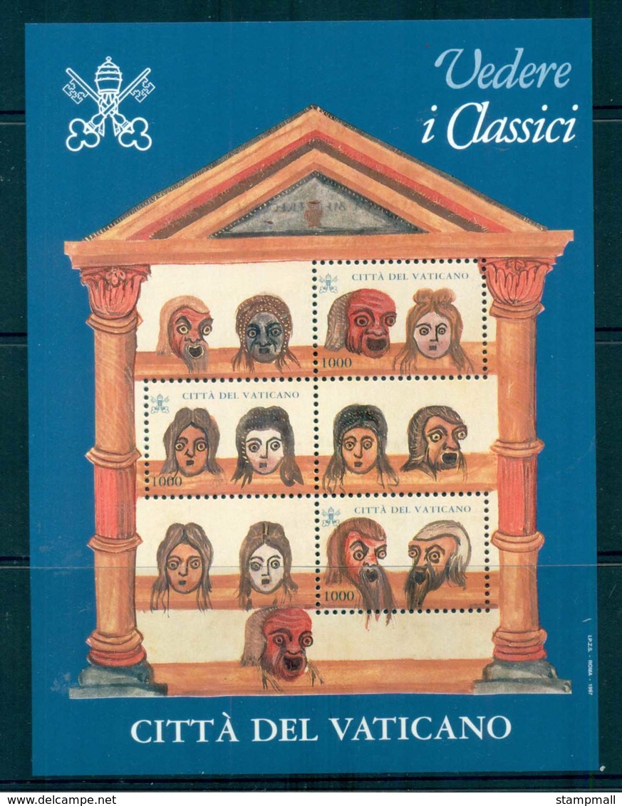 Vatican 1997 Looking At The Classics Museum Exhibition MS MUH - Unused Stamps