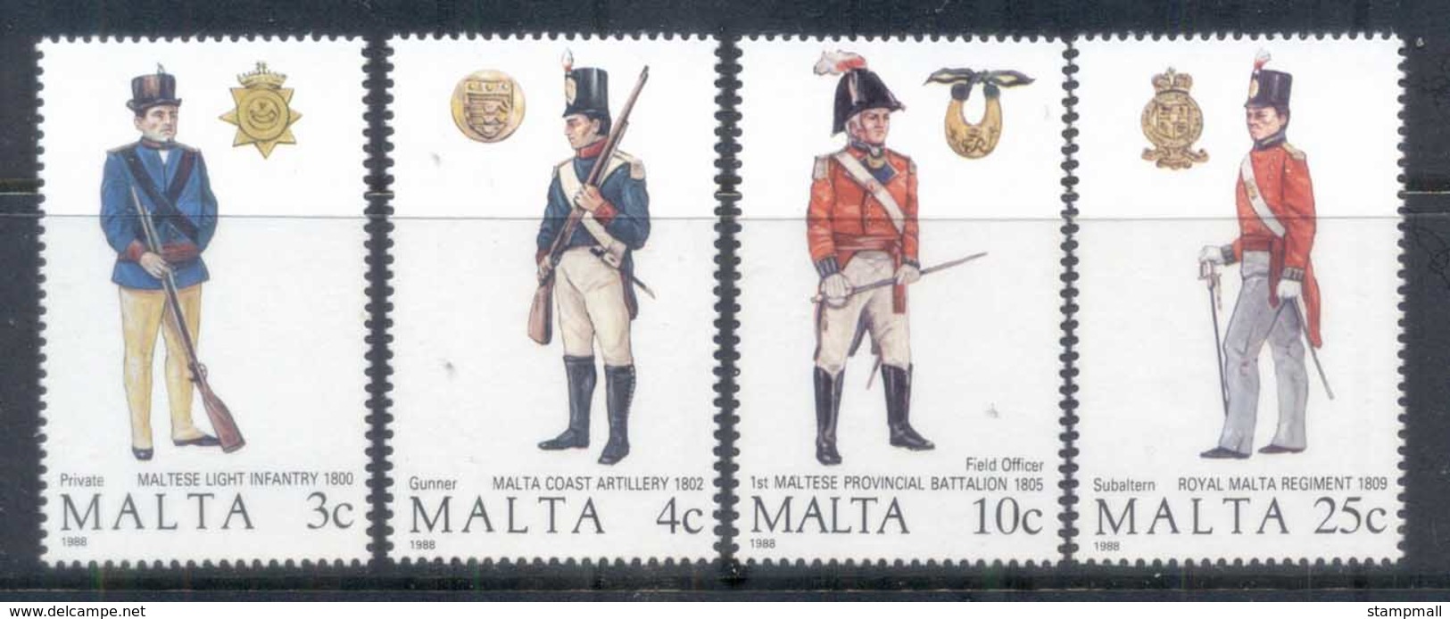 Malta 1988 Military Uniforms MUH - Malta