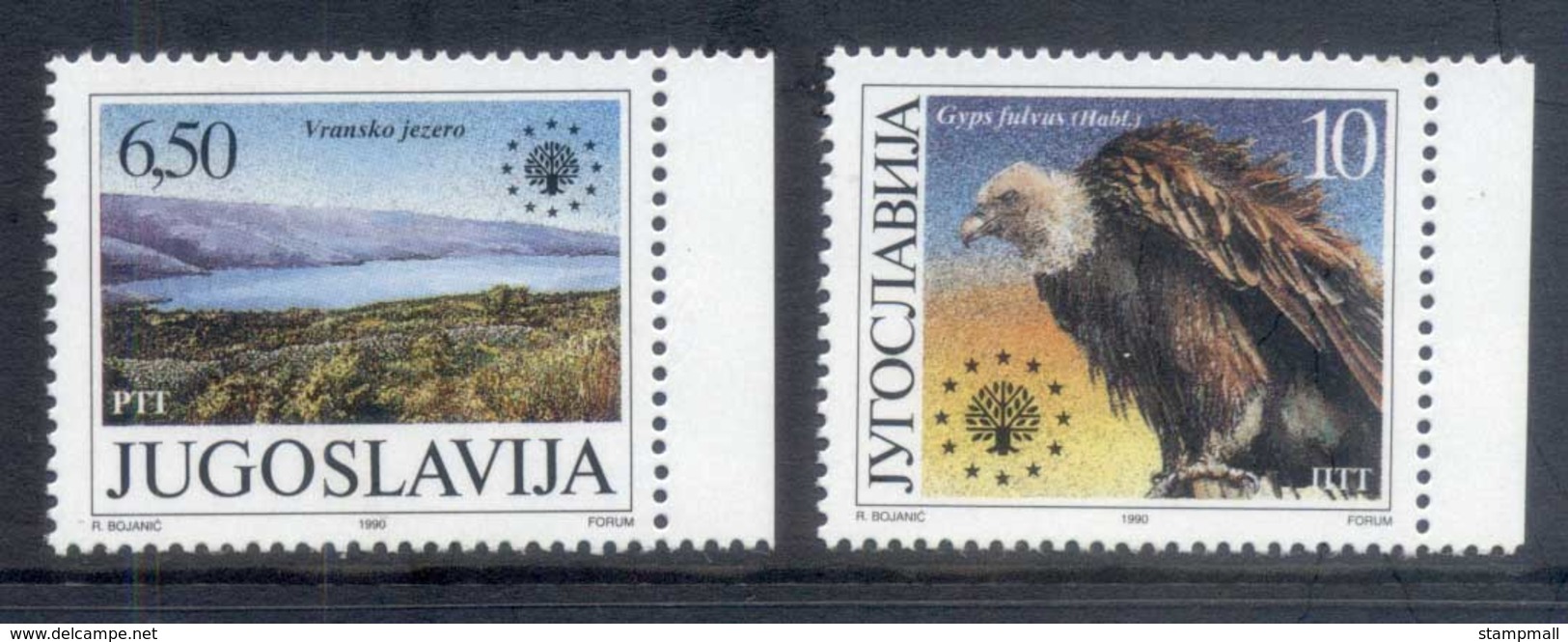 Yugoslavia 1990 Environmental Protection, Birds MUH - Other & Unclassified