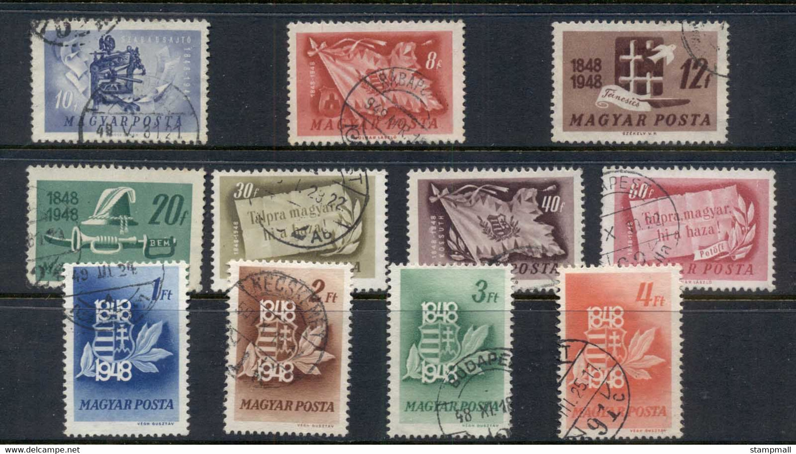 Hungary 1948 War Of Independence FU - Used Stamps