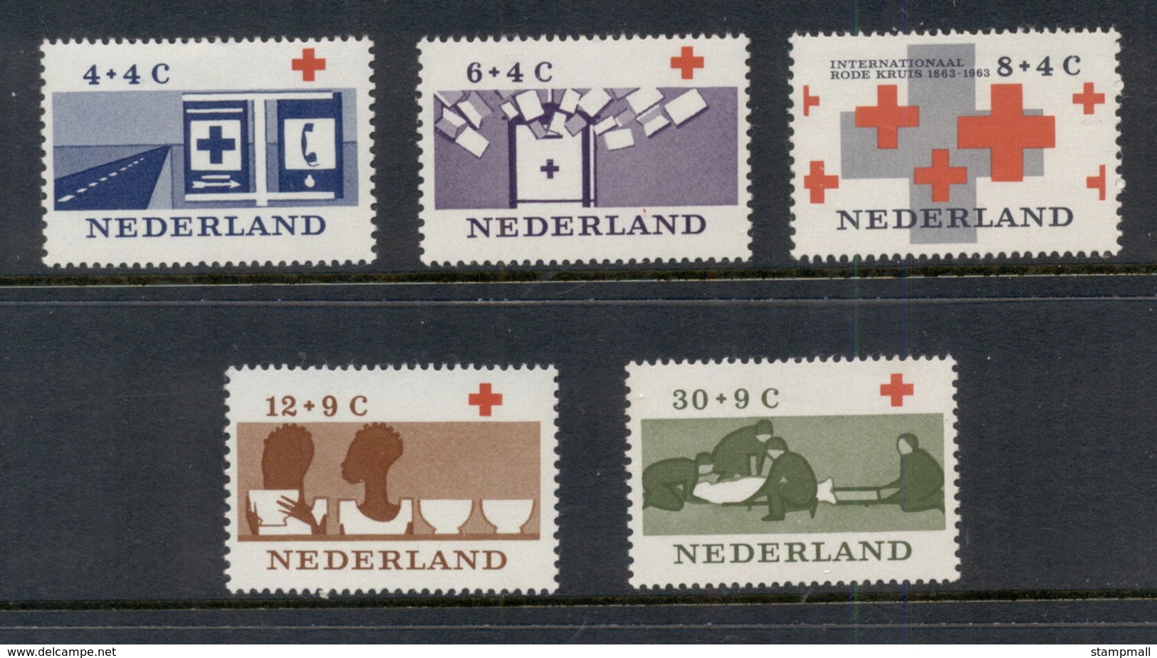 Netherlands 1963 Charity, Red Cross MUH - Non Classés