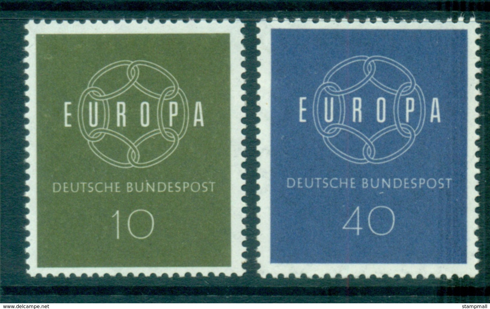 Germany 1959 Europa, Global Links MUH Lot65288 - Sonstige & Ohne Zuordnung