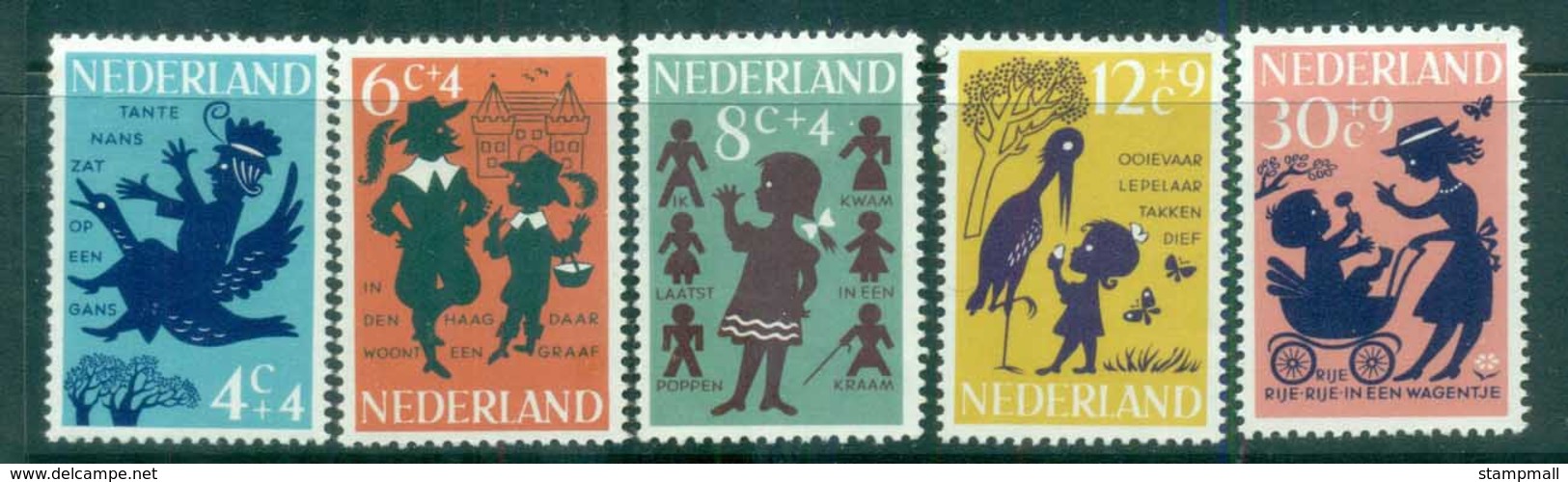 Netherlands 1963 Charity, Handicapped Children, Fairy Tales MLH Lot76528 - Non Classés