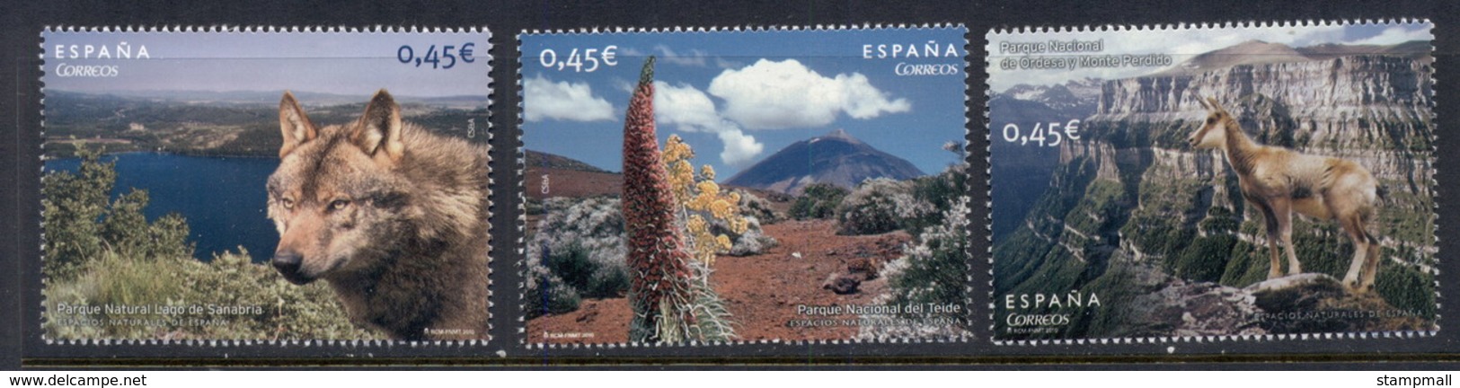 Spain 2010 Views & Wildlife MUH - Unused Stamps