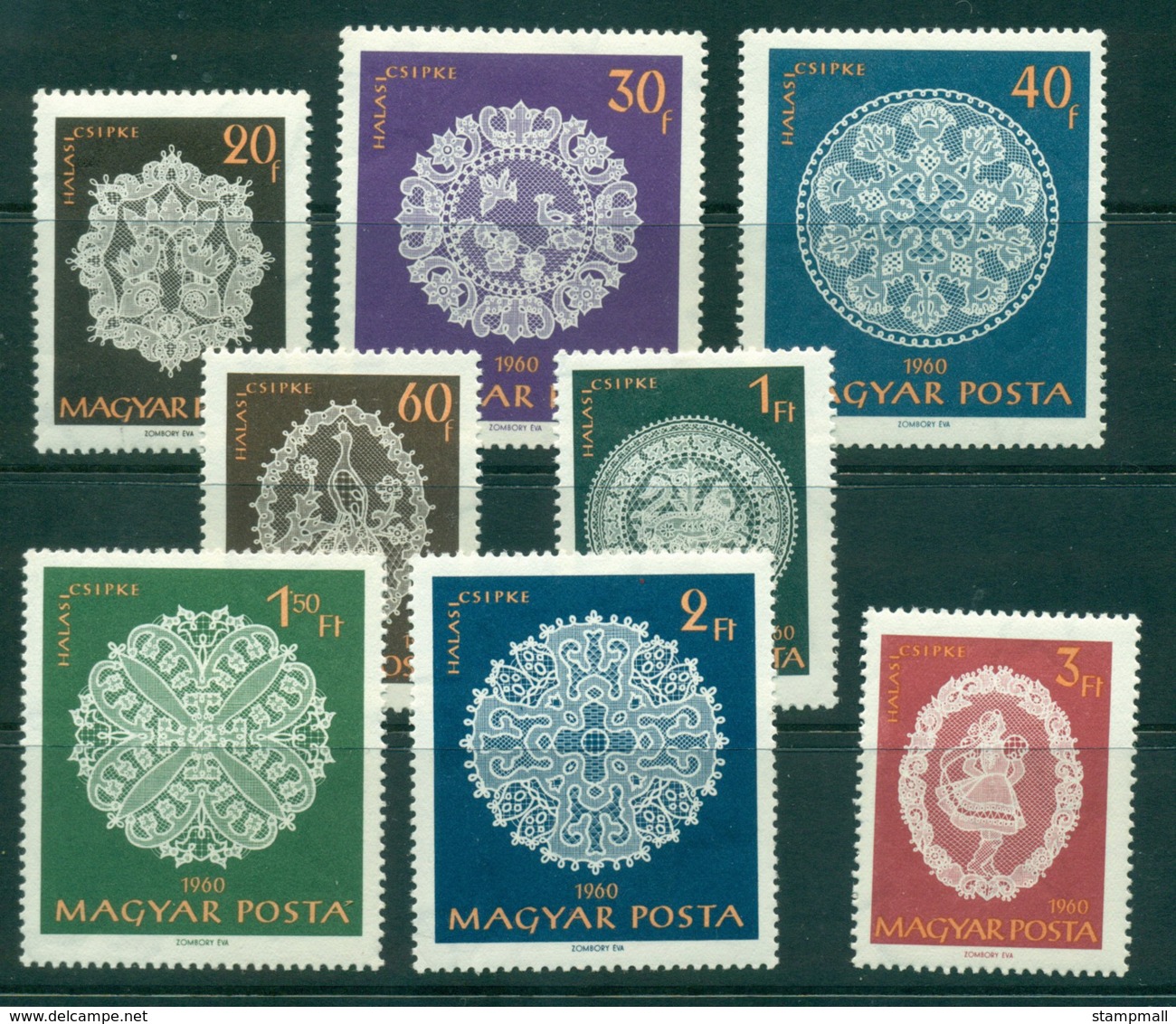 Hungary 1960 Lace MLH Lot37653 - Used Stamps