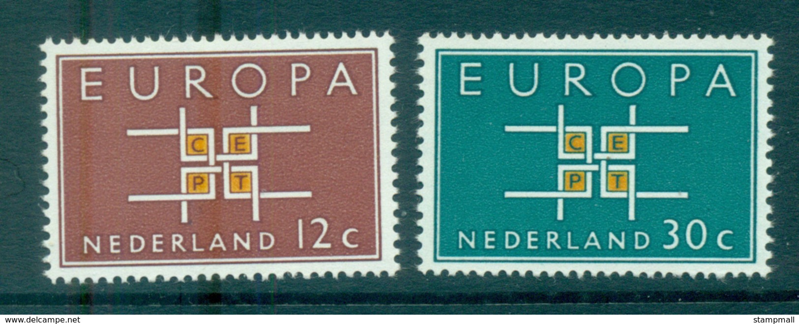 Netherlands 1963 Europa, Interlock Links MUH Lot65362 - Unclassified