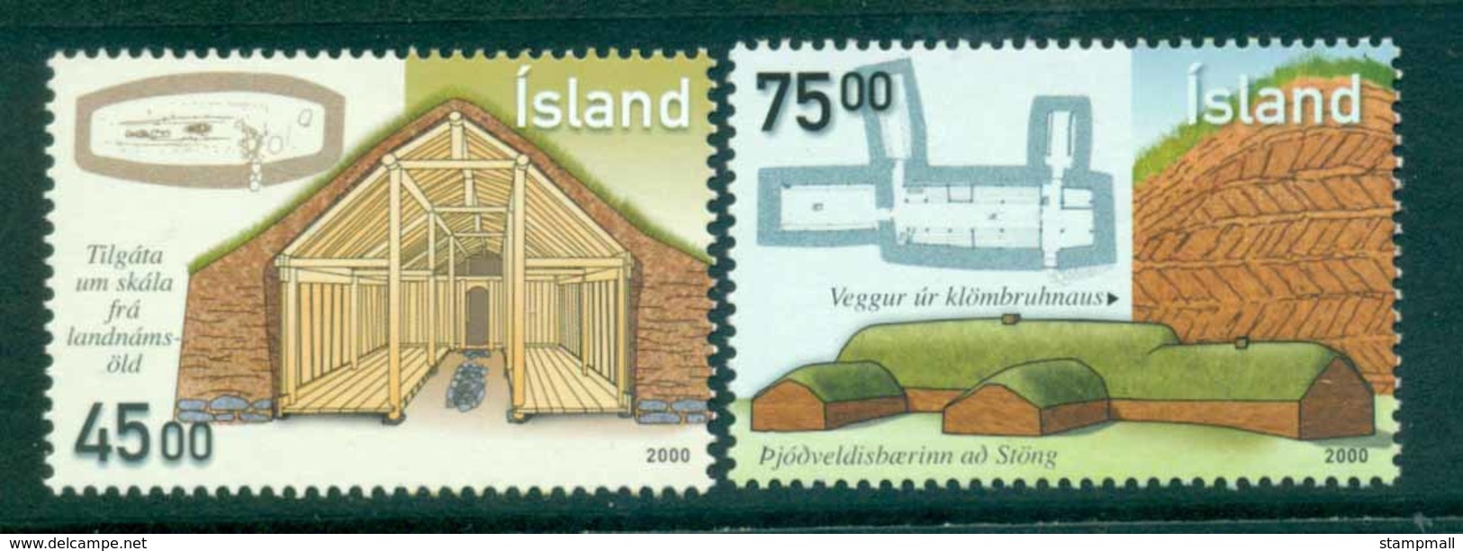 Iceland 2000 Anciant Architecture MUH Lot32472 - Unused Stamps